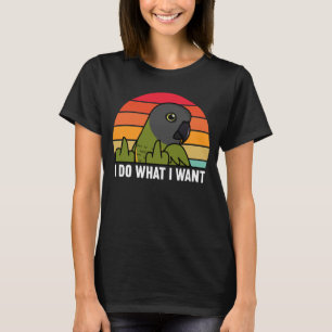 Ik doe wat ik wil dat Parrot in Senegal Parrot T-shirt