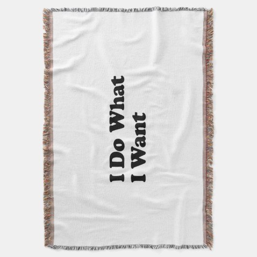 Ik doe wat ik wil deken (Voorkant Verticaal)