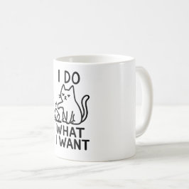 Ik doe wat ik wil - Grappig Koffiegeschenk Koffiemok