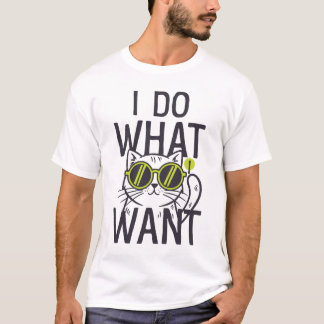 Ik Doe Wat Ik Wil Grappige Kat - Sarcastische Cool T-shirt
