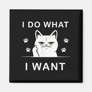Ik Doe Wat Ik Wil Kat Grappig Met Mijn Kat Grappig Magneet