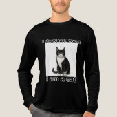 Ik Doe Wat Ik Wil – Kat Houding Poster Tri-Blend Shirt (Voorkant volledig)