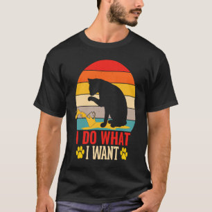 Ik Doe Wat Ik Wil  Kat Met Bril T-shirt