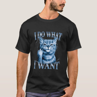 Ik Doe Wat Ik Wil Kat Moeder Kat Vader Grappige Ka T-shirt