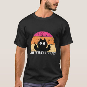 Ik doe wat ik wil kat T-shirt kitten boze poten ka