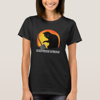 Ik Doe Wat Ik Wil Kattenliefhebber Thor Hamer Noor T-shirt