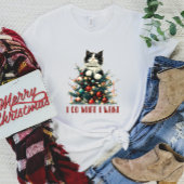 Ik doe wat ik wil Kerstmis kat T-shirt