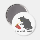 Ik doe wat ik wil - Kies achtergrondkleur Magneet (Voorkant / Achterkant)