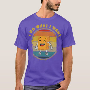 Ik doe wat ik wil kip nugget lachen ellende t-shirt
