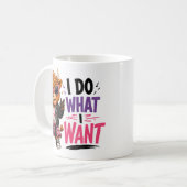 Ik doe wat ik wil koffiemok (Voorkant links)