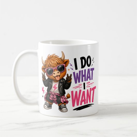 Ik doe wat ik wil koffiemok (Links)