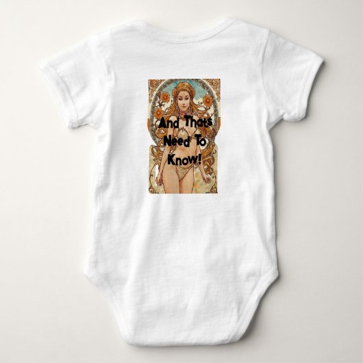 Ik doe wat ik wil!! romper (Achterkant)