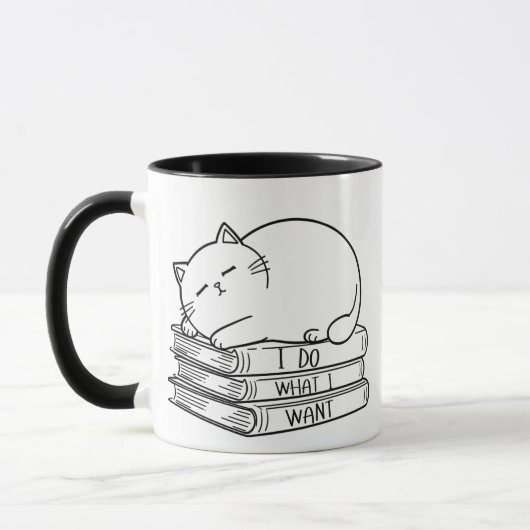 Ik Doe Wat Ik Wil Vet Funny Quote Design Mok (Links)