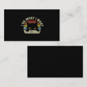 Ik doe wat ik wil visitekaartje (Voorkant / Achterkant)