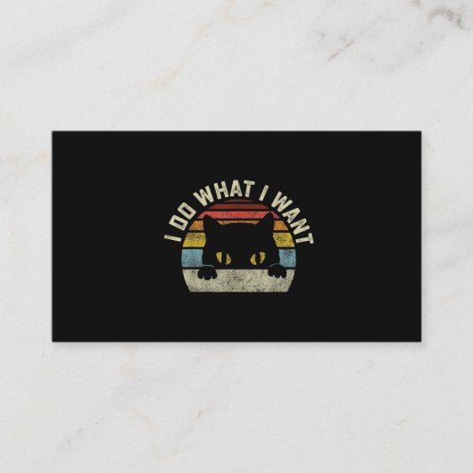 Ik doe wat ik wil visitekaartje (Voorkant)