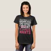 Ik doe wat mijn dochter wil t-shirt (Voorkant volledig)