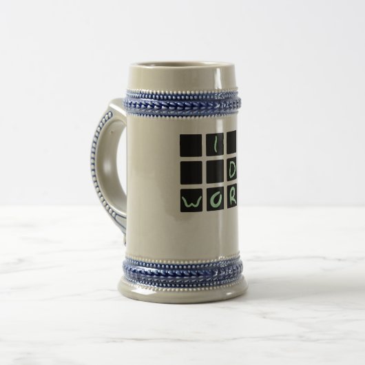 ik doe wormen bierpul (Voorkant links)