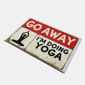 Ik doe Yoga. Deurmat (Schuin)