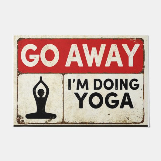 Ik doe Yoga. Deurmat (Voorkant)