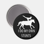 Ik doe zelf Stunts Vaulling Horseriding Magneet (Voorkant / Achterkant)