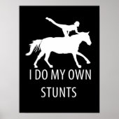 Ik doe zelf Stunts Vaulling Horseriding Poster (Voorkant)