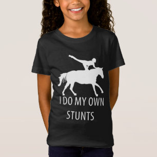 Ik doe zelf Stunts Vaulling Horseriding T-shirt