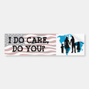 Ik doet de Zorg u? De bespottende Bumpersticker