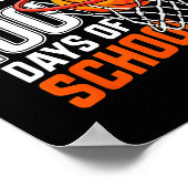 Ik dompelde 100 dagen school schets 100 dagen slim poster (Hoek)