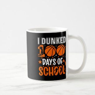 Ik dompelde 100 dagen school schets 100ste dag ond koffiemok