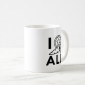 Ik Donut Carrot alles Koffiemok (Voorkant rechts)