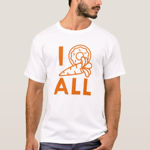 Ik Donut Carrot alles T-shirt