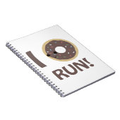 Ik donut niet rennen notitieboek (Rechterzijde)