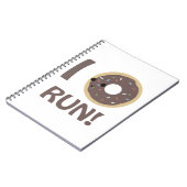 Ik donut niet rennen notitieboek (Linkerzijde)