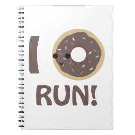 Ik donut niet rennen notitieboek
