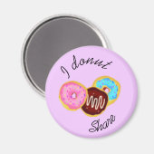 Ik donut share - donuts magneet (Voorkant / Achterkant)