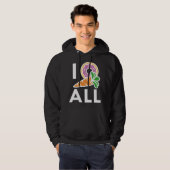 Ik Donut Wortel Alles Hoodie (Voorkant volledig)