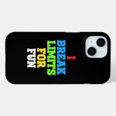 Ik doorbreek grenzen voor de lol Case-Mate iPhone case (Achterkant (horizontaal))