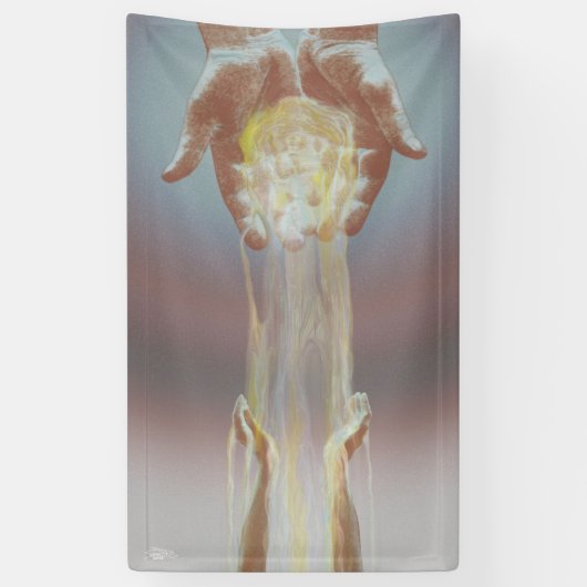 Ik dorst spandoek (Verticaal)