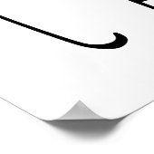 Ik Doughnut Care Funny Donut Poster (Hoek)