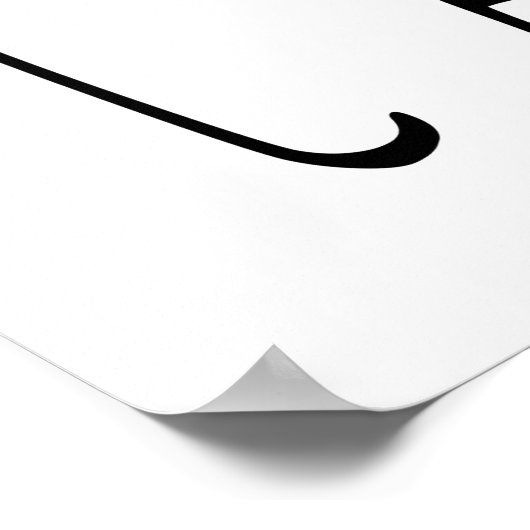 Ik Doughnut Care Funny Donut Poster (Hoek)