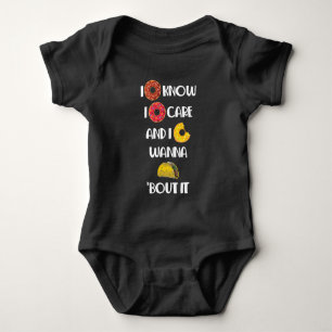 Ik Doughnut Know Donut Care Food Lover Foodie Romper