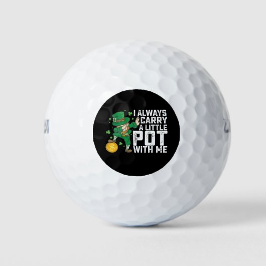 Ik draag altijd een potje bij me... ...van Patrick Golfballen (Voorkant)