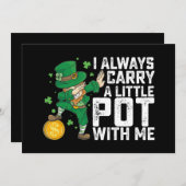 Ik draag altijd een potje bij me... ...van Patrick Kaart (Voorkant / Achterkant)