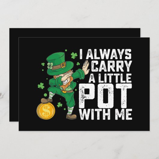 Ik draag altijd een potje bij me... ...van Patrick Kaart (Voorkant / Achterkant)
