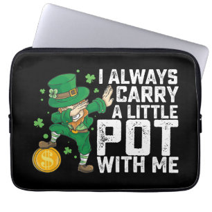 Ik draag altijd een potje bij me... ...van Patrick Laptop Sleeve
