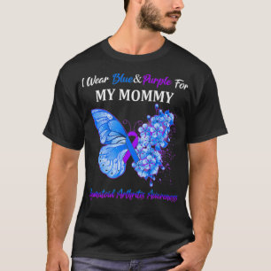 Ik Draag blauw en Paars voor mijn mammie reumatoï T-shirt