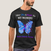 Ik Draag blauw en Paars voor mijn mammie reumatoïd T-shirt (Voorkant)