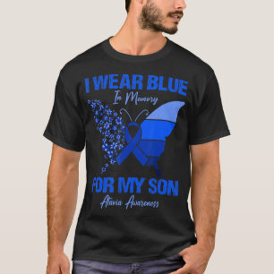 Ik Draag blauw in geheugen voor mijn jeugd Ataxia T-shirt