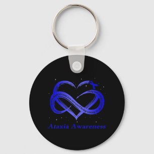 Ik Draag blauw voor Ataxia Awareness Warrior T-Shi Sleutelhanger