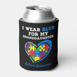 Ik Draag Blauw voor Autism Awareness Family Matchi Blikjeskoeler